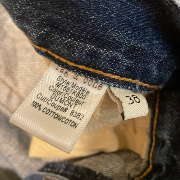 Men's rag & bone slim straight 15x jeans in size 38 - Picture 7 of 14